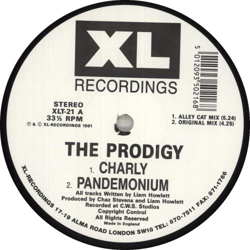 The Prodigy Charly + p/s UK 12